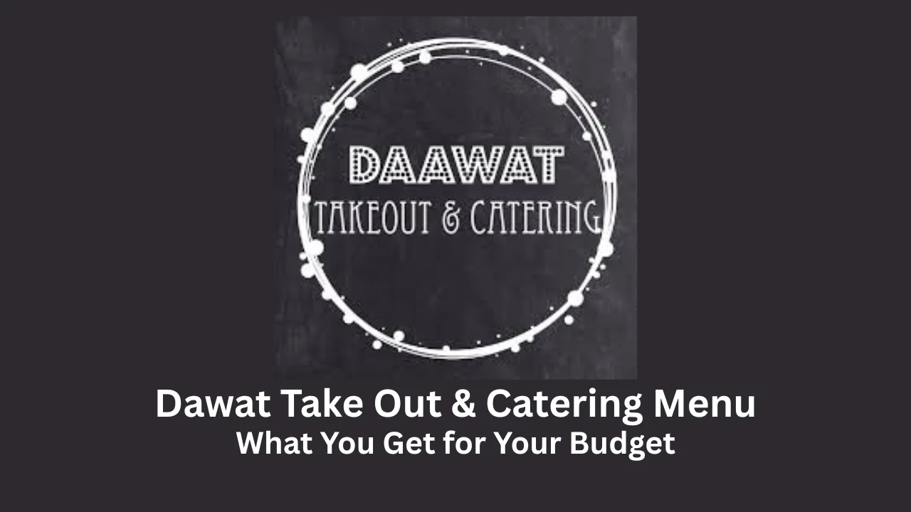 dawat take out & catering menu