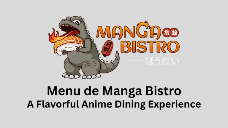 menu de manga bistro