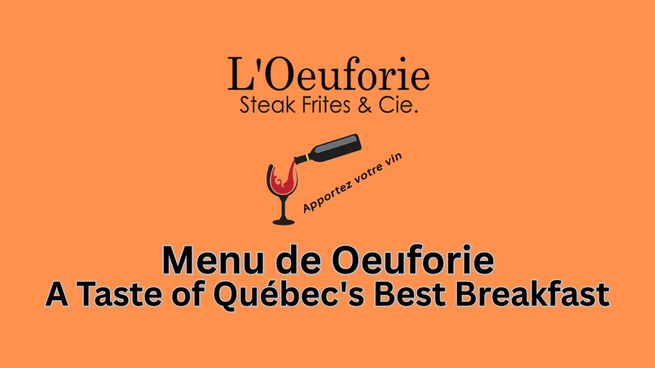 menu de oeuforie