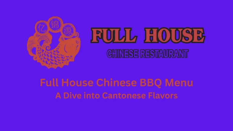 full house chinese bbq menu