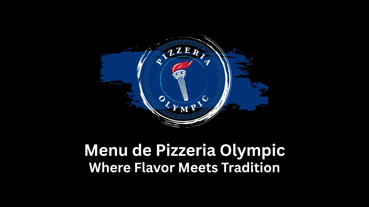 menu de pizzeria olympic