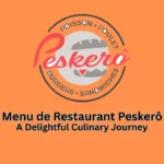 menu de restaurant peskerô