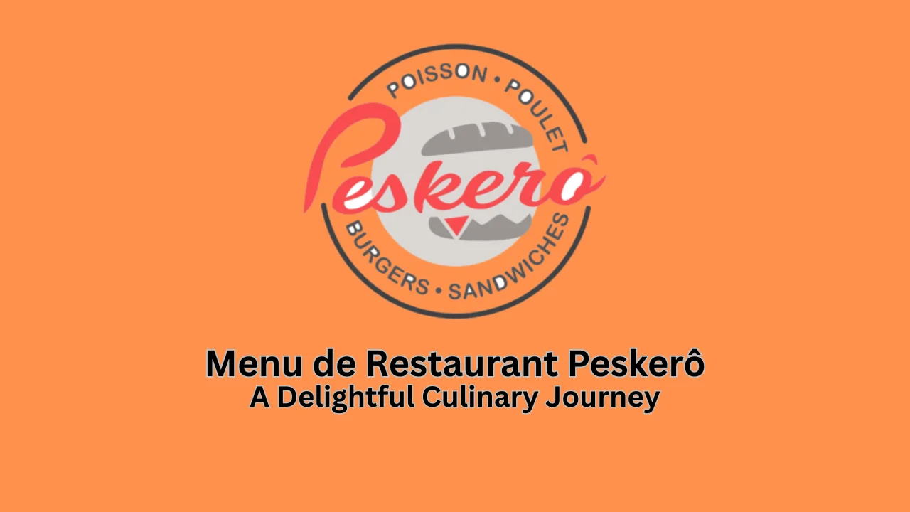 menu de restaurant peskerô
