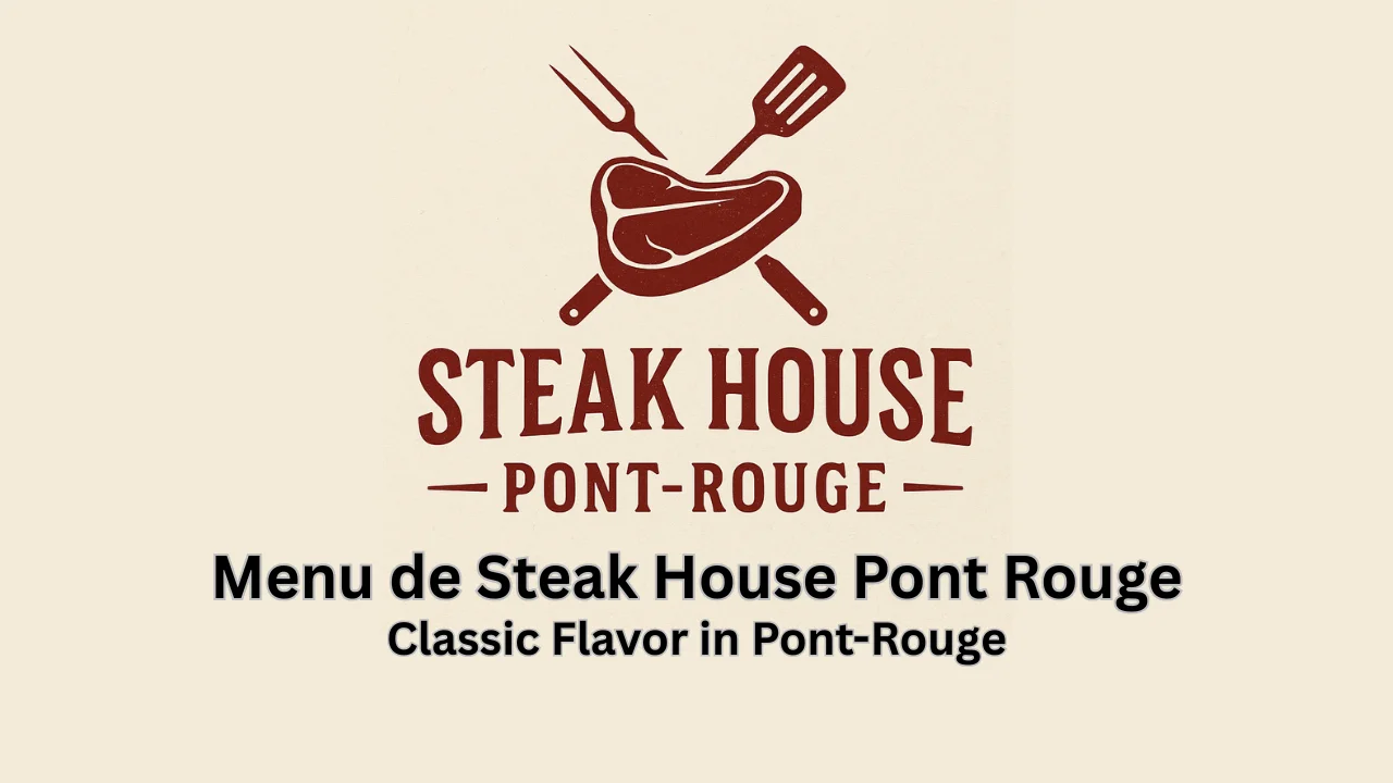 menu de steak house pont rouge