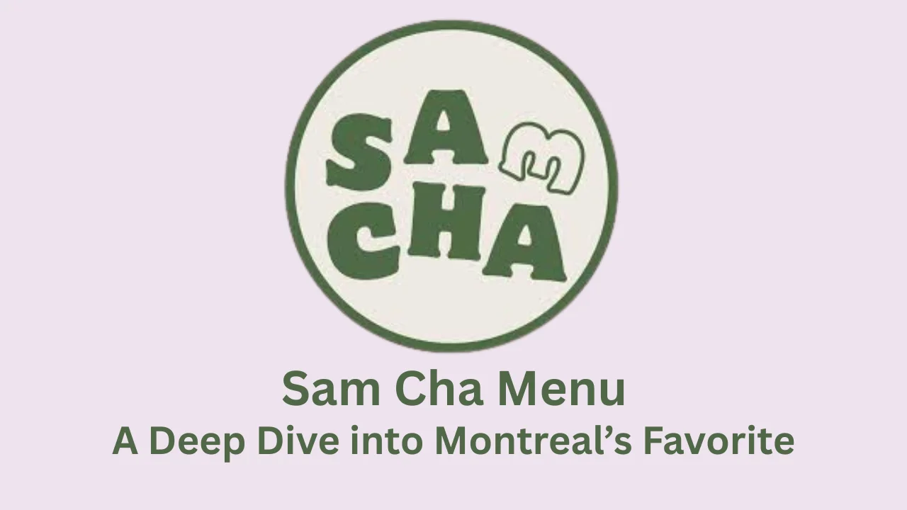 sam cha menu