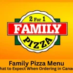 family pizza menu