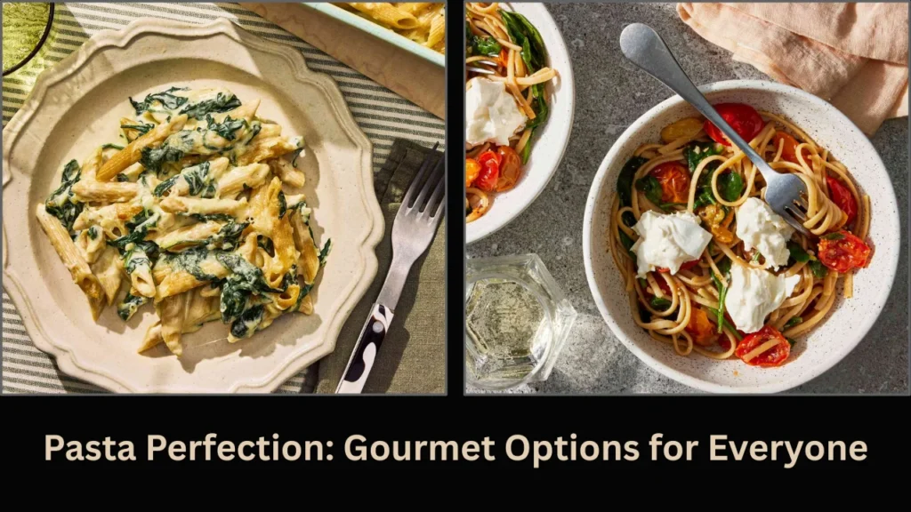 kisavos menu Pasta Perfection Gourmet Options for Everyone