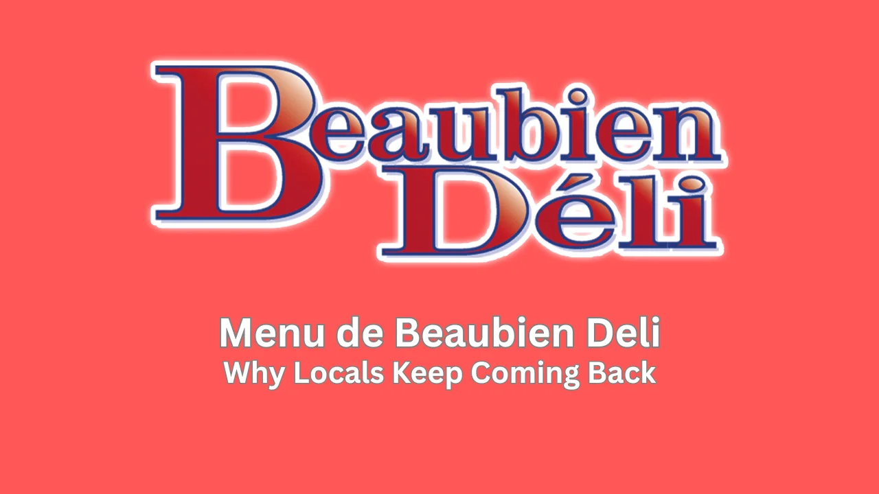 menu de beaubien deli