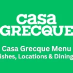 casa grecque menu