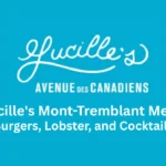 lucille's mont-tremblant menu