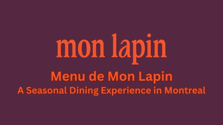 menu de mon lapin