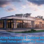 mishree cocktails & cuisine menu