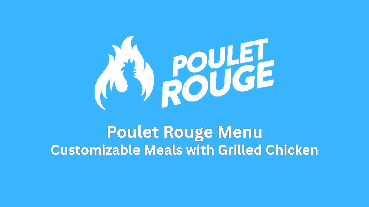 poulet rouge menu
