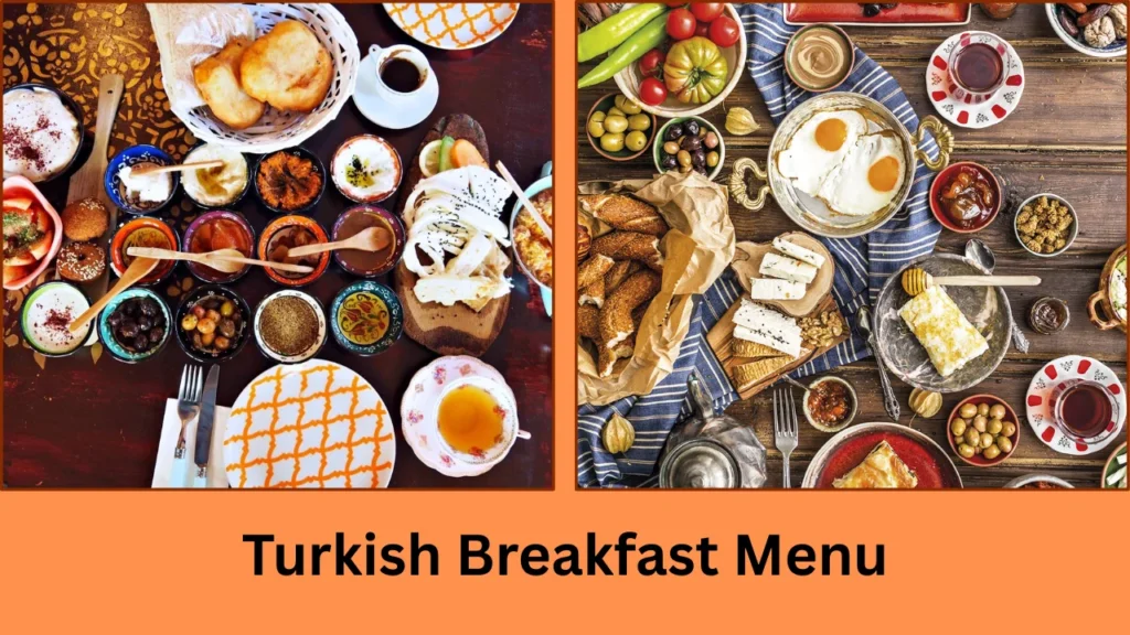 saray restaurant Turkish Breakfast Menu