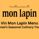 vin mon lapin menu