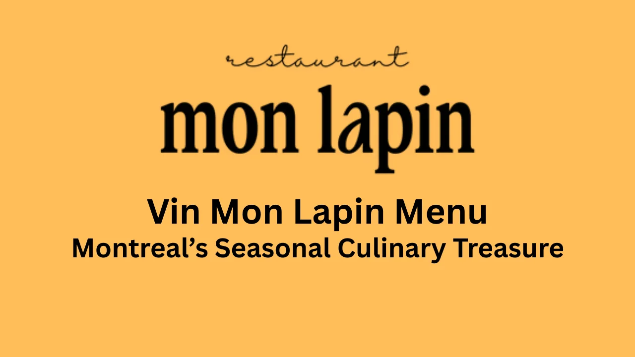 vin mon lapin menu