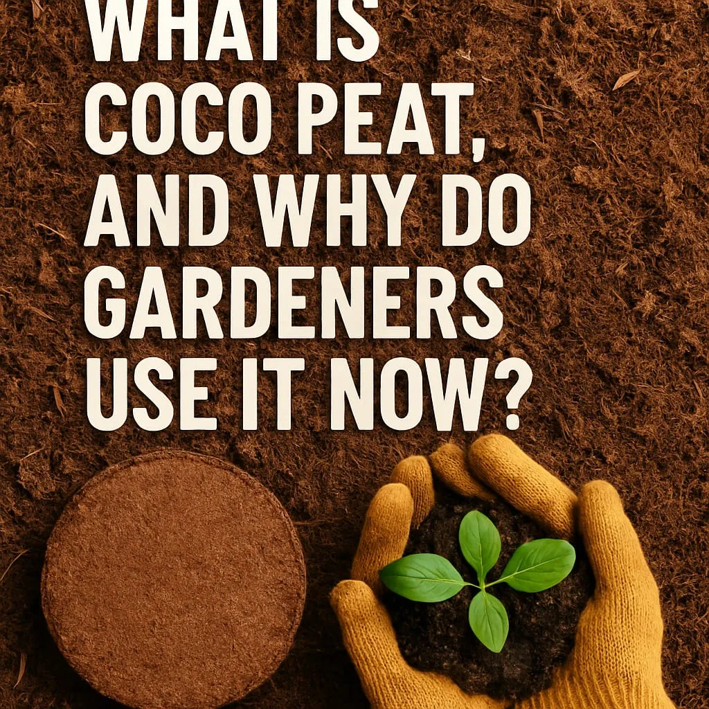 What is coco peat, and why do gardeners use it now