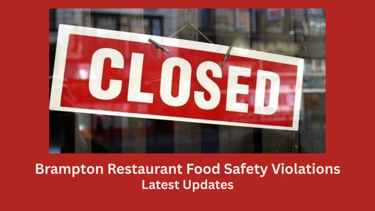 brampton restaurant food safety violations