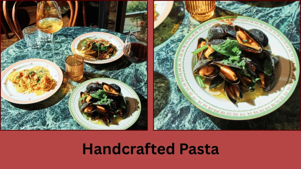 martine's wine bar menu Handcrafted Pasta