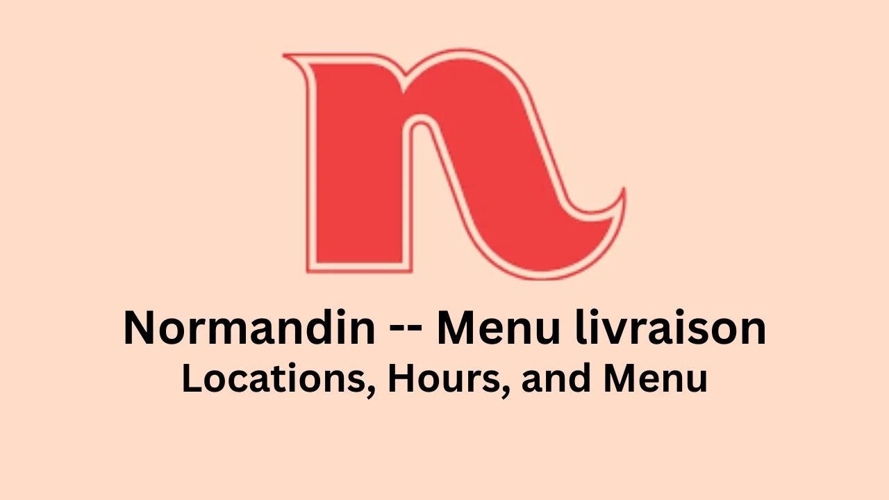 normandin -- menu livraison