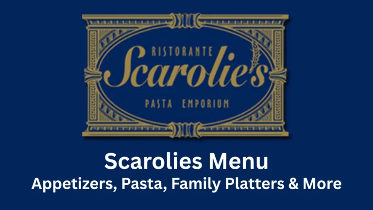 scarolies menu