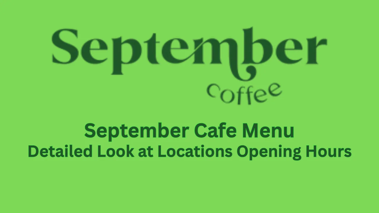 september cafe menu