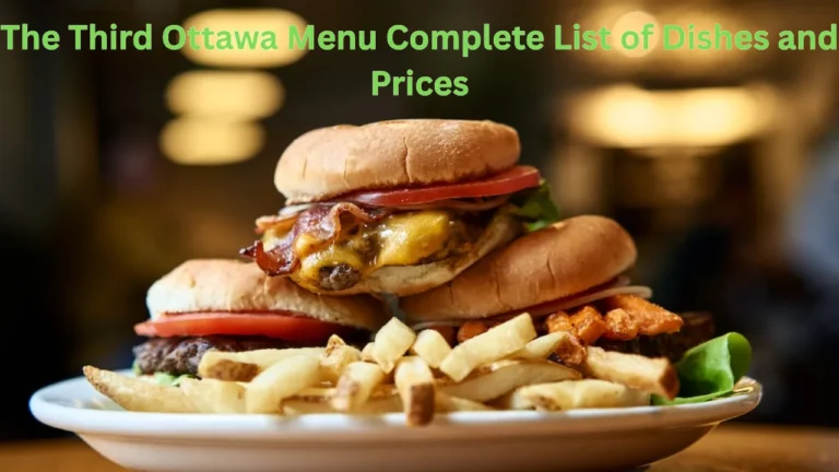 the third ottawa menu