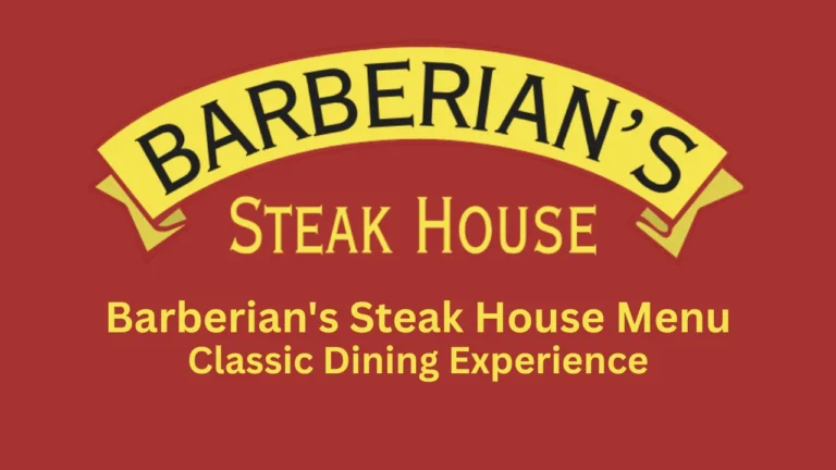 barberian's steak house menu