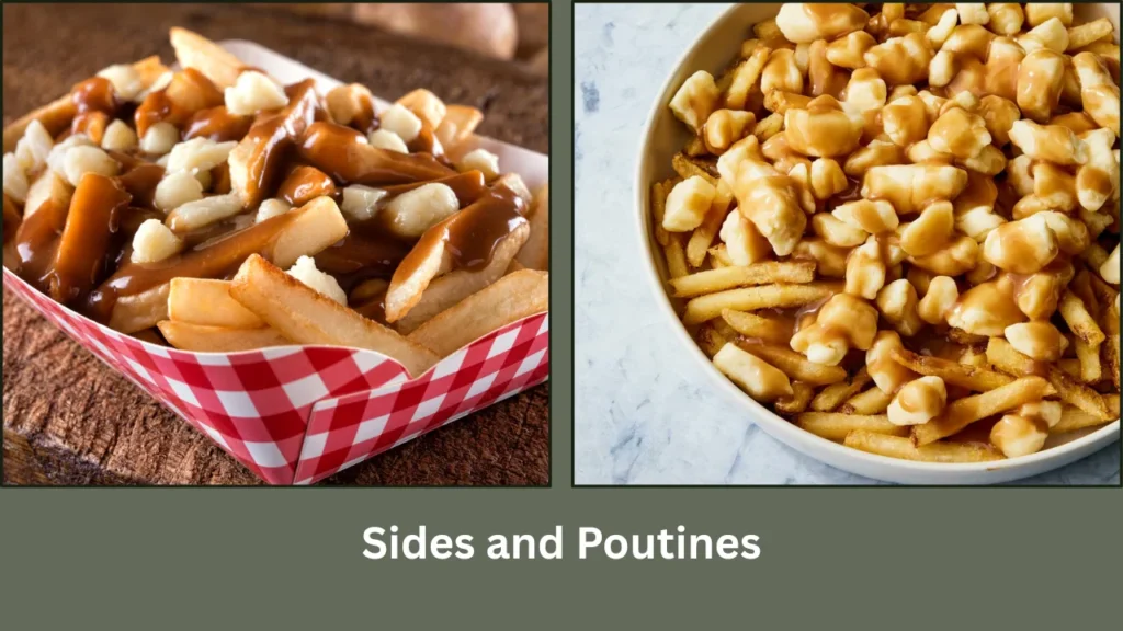 chez lucien menu Sides and Poutines