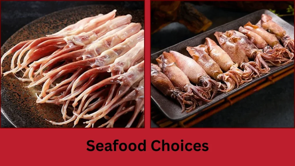 fondue haidilao menu Seafood Choices
