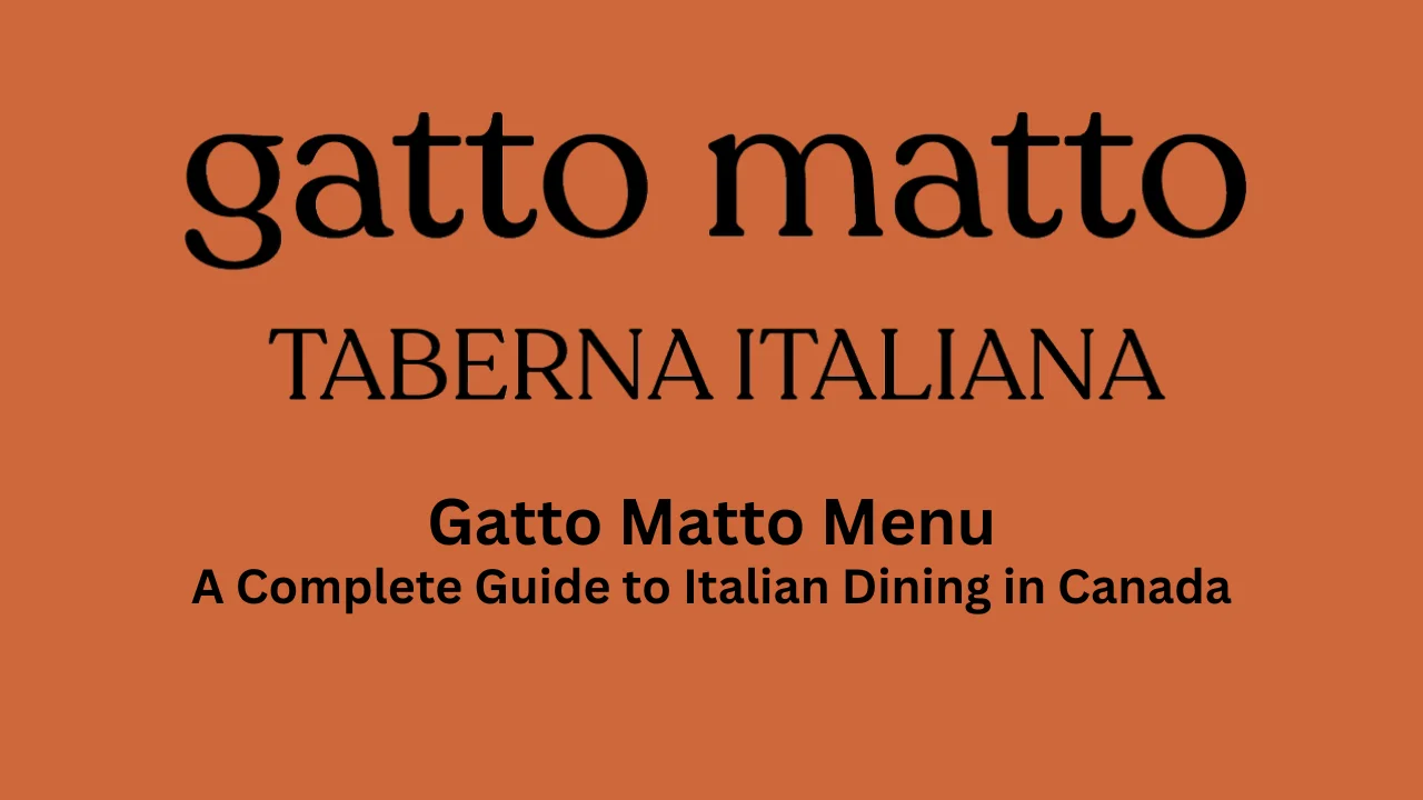 gatto matto menu