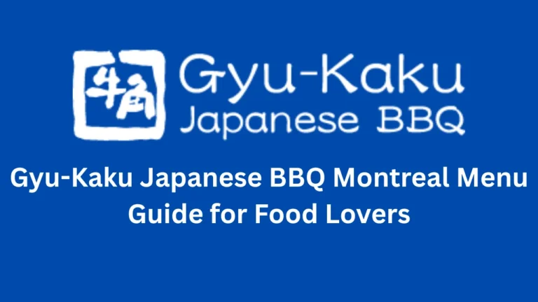 gyu-kaku japanese bbq montreal menu