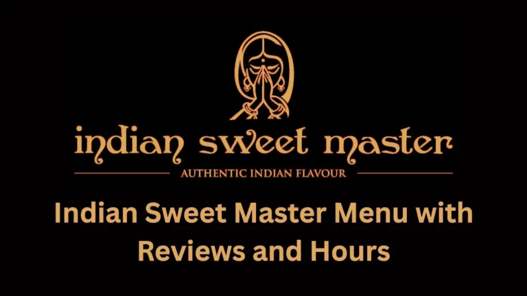 indian sweet master menu