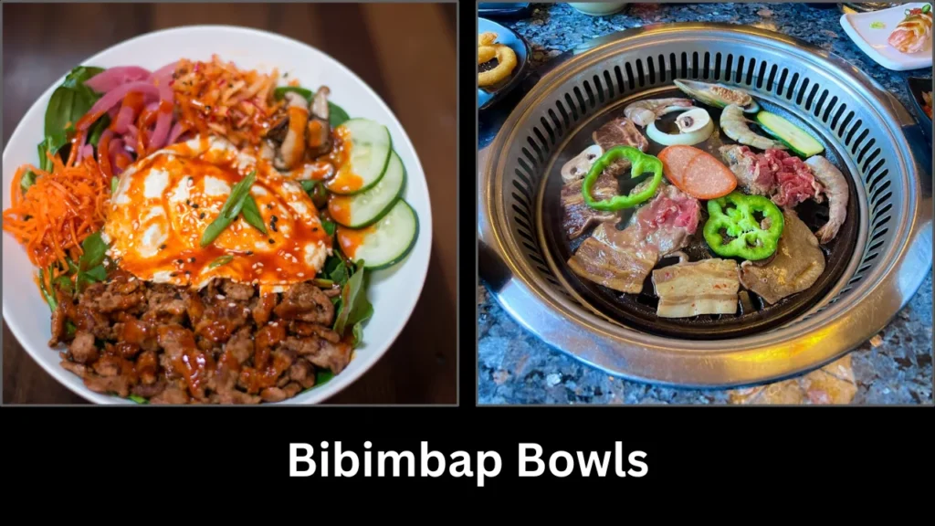 menu de sakura bbq Bibimbap Bowls