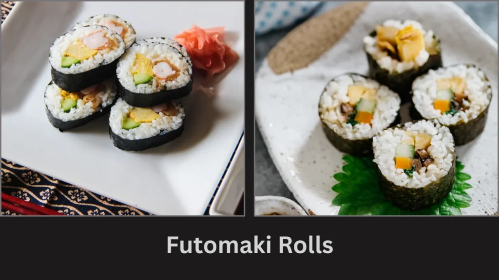 menu de sushi kumi Futomaki Rolls