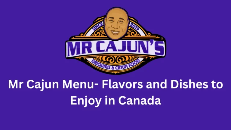 mr cajun menu