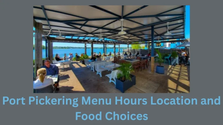 port pickering menu