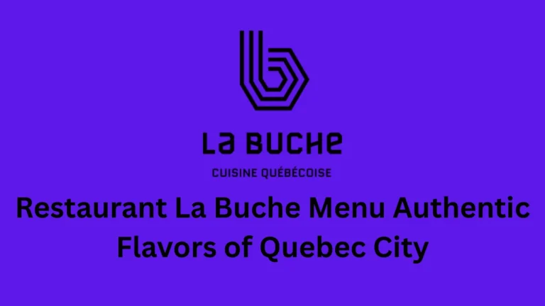 restaurant la buche menu
