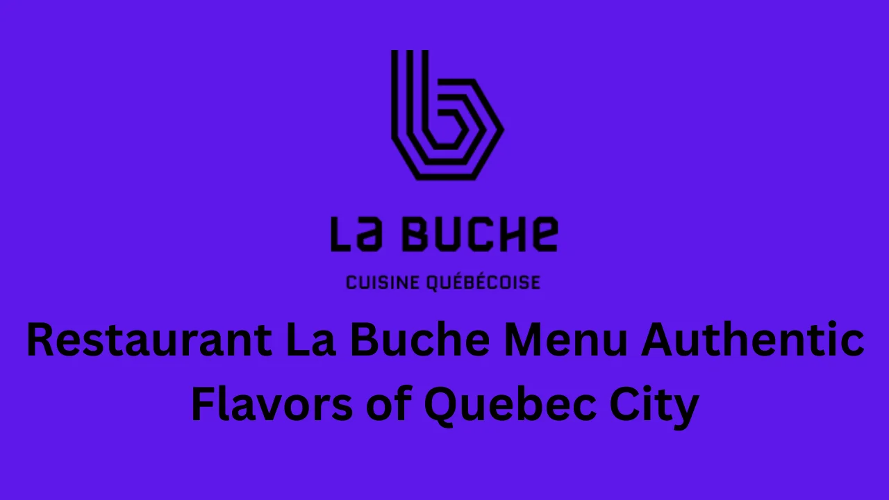 restaurant la buche menu