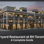 rh courtyard restaurant at rh toronto menu