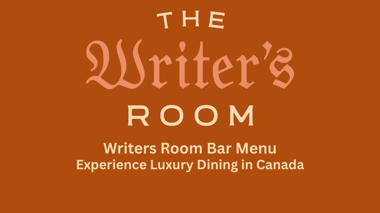 writers room bar menu