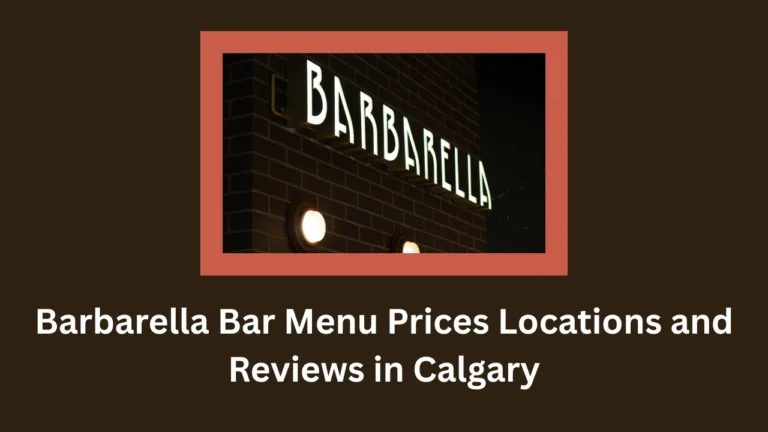 barbarella bar menu
