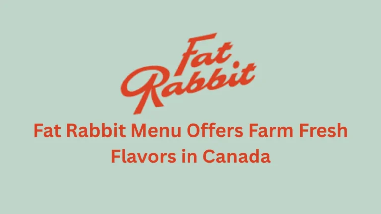 fat rabbit menu