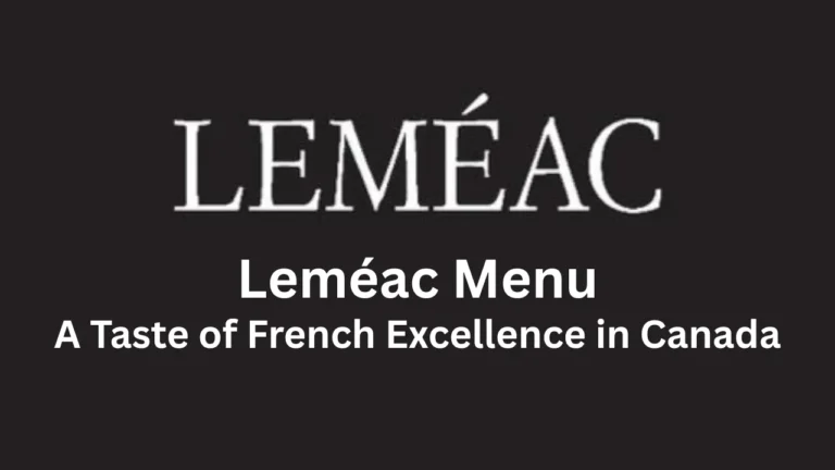 leméac menu