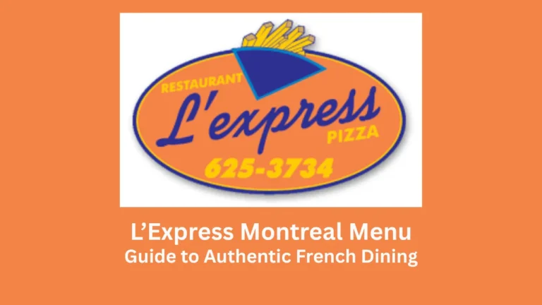 l'express montreal menu