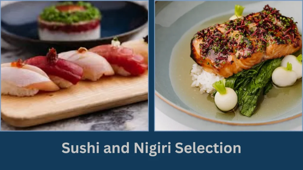 marilena cafe and raw bar menu Sushi and Nigiri Selection