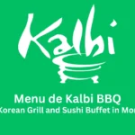 menu de kalbi bbq