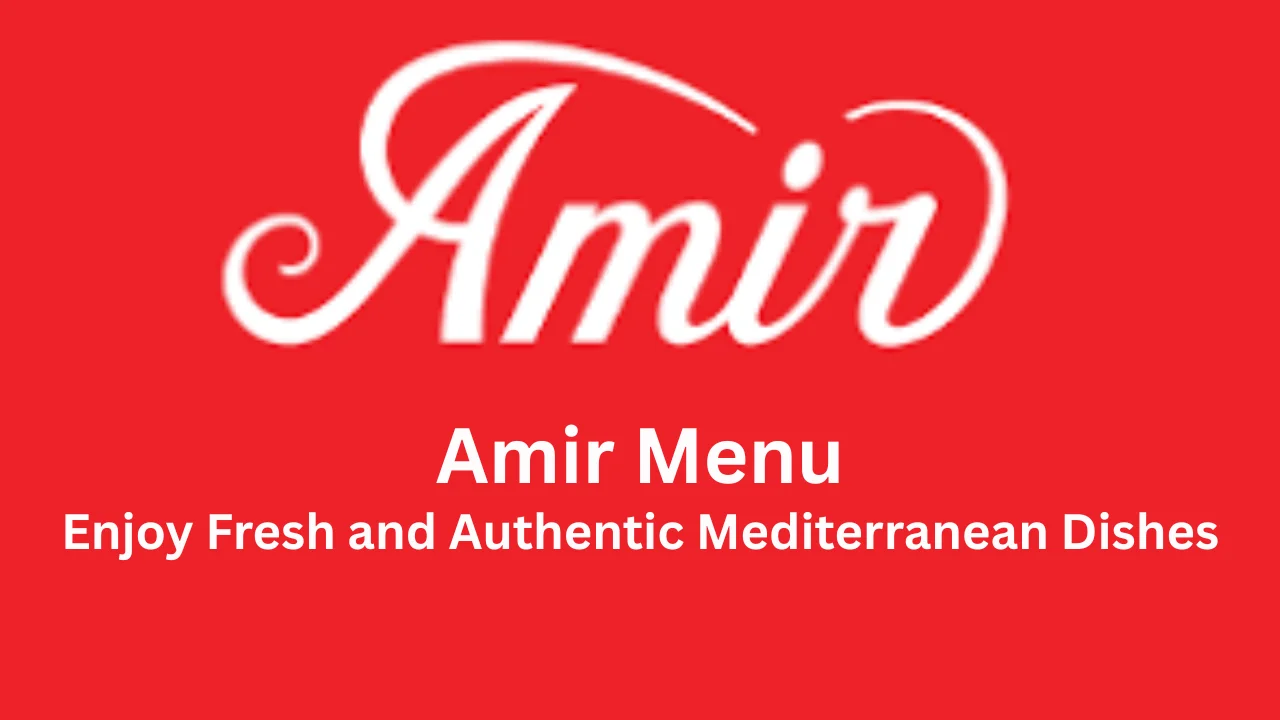amir menu
