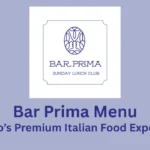 bar prima menu