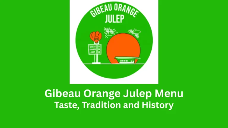 gibeau orange julep menu